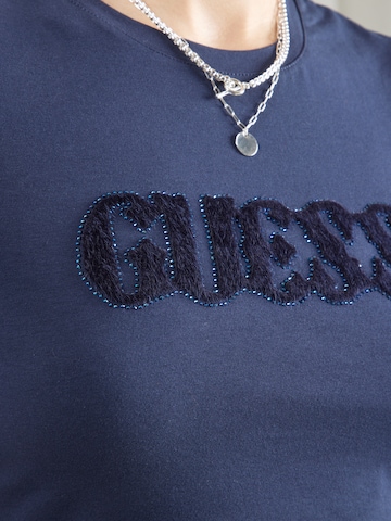 GUESS - Camiseta en azul