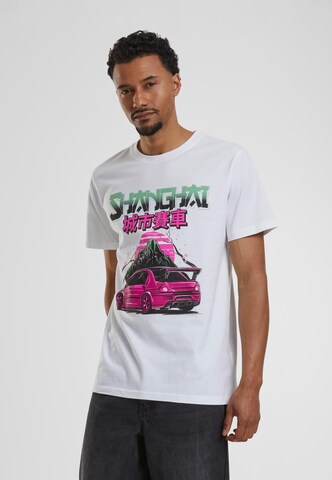 Mister Tee Shirt 'Shanghai' in White