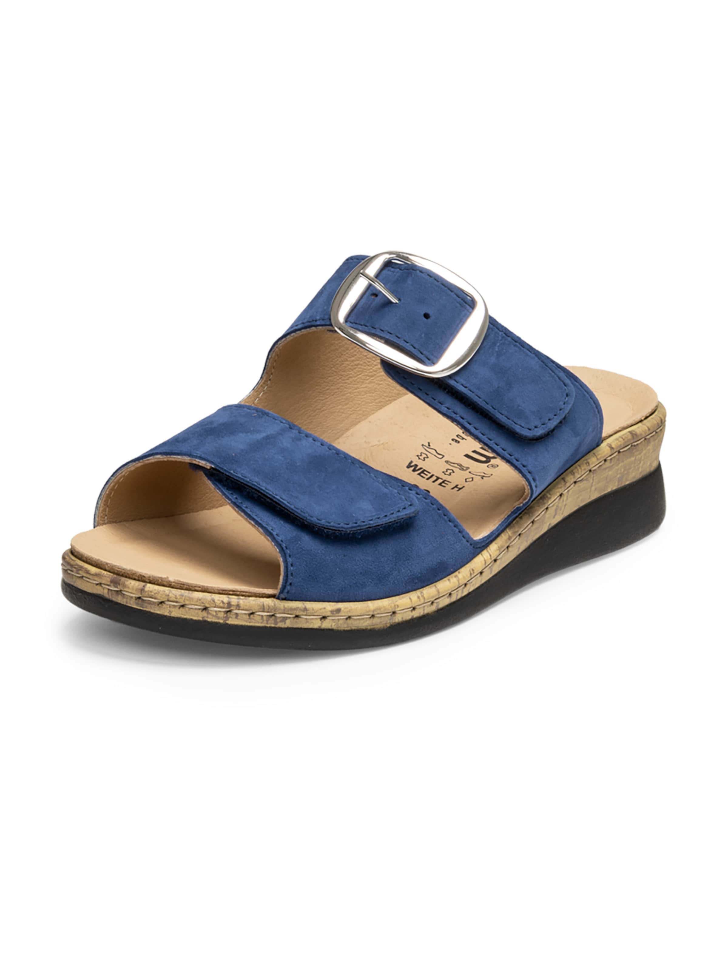 VITAFORM Pantolette in Blau: Vorderseite