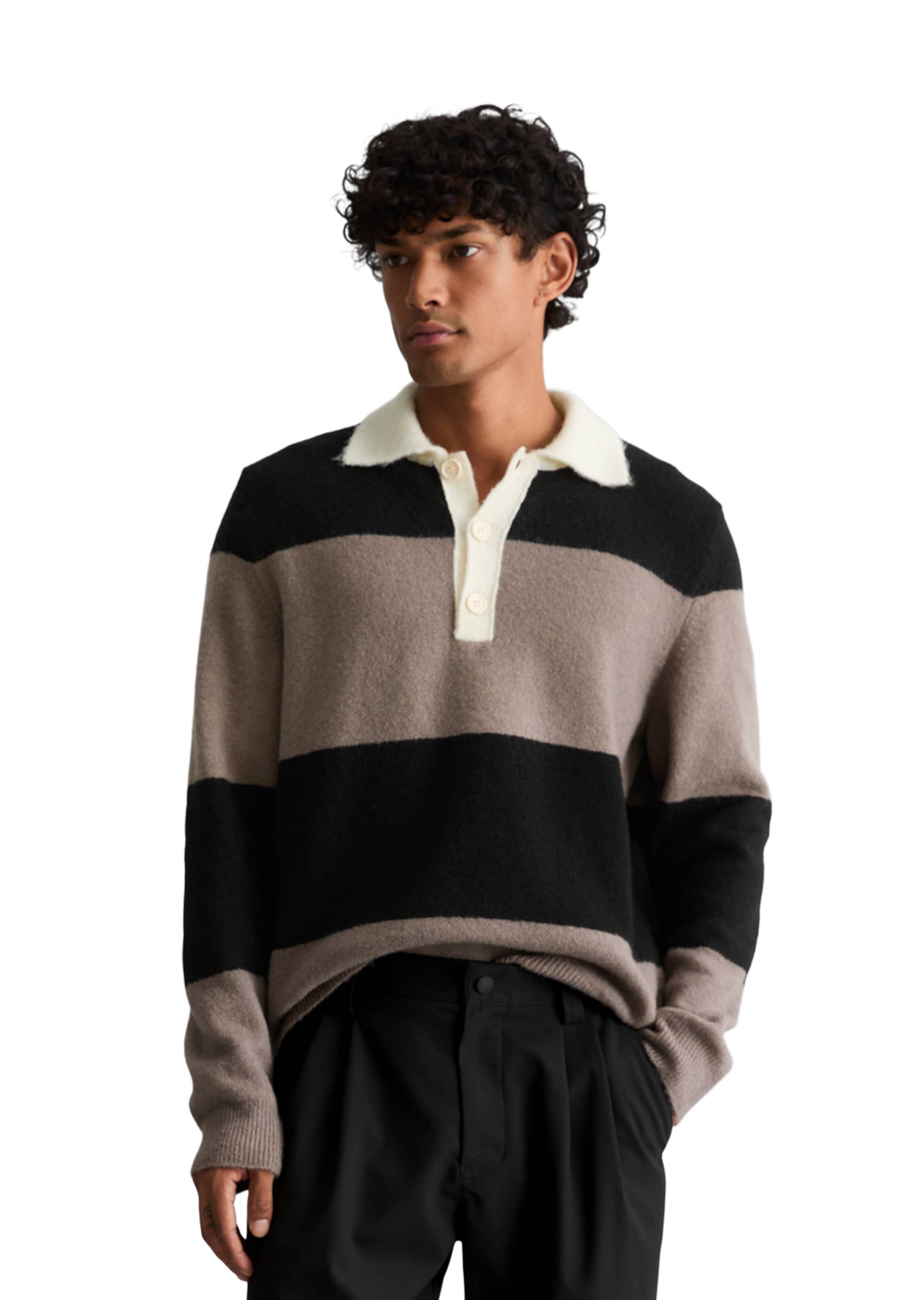 Marc O'Polo DENIM Shirt in Beige: voorkant