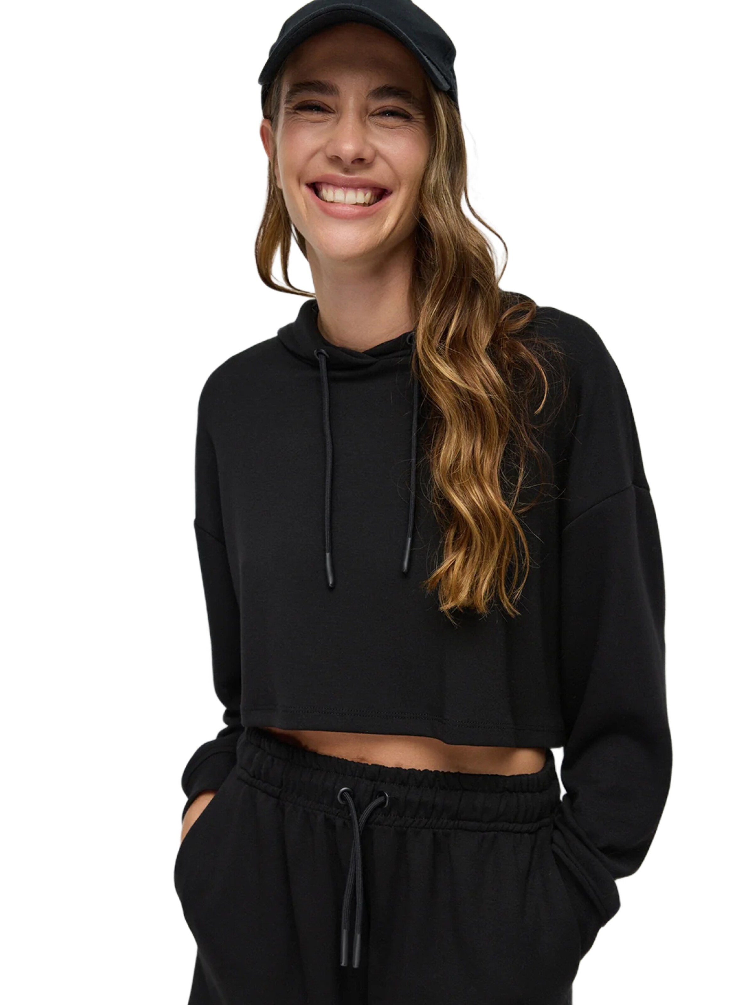 No Matter What Sweatshirt in Schwarz: Vorderseite