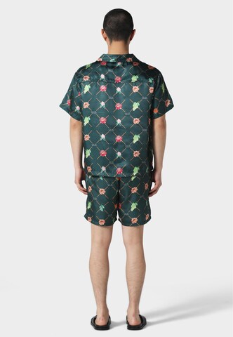 Pas De Monaco Regular Hose 'FRUIT MONOGRAM' in Grün