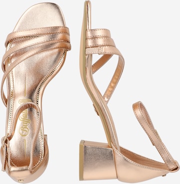 BUFFALO Strap Sandals 'LILLY GRACE' in Gold