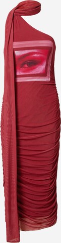 Bella x ABOUT YOU - Vestido 'Valeria' en rojo: frente