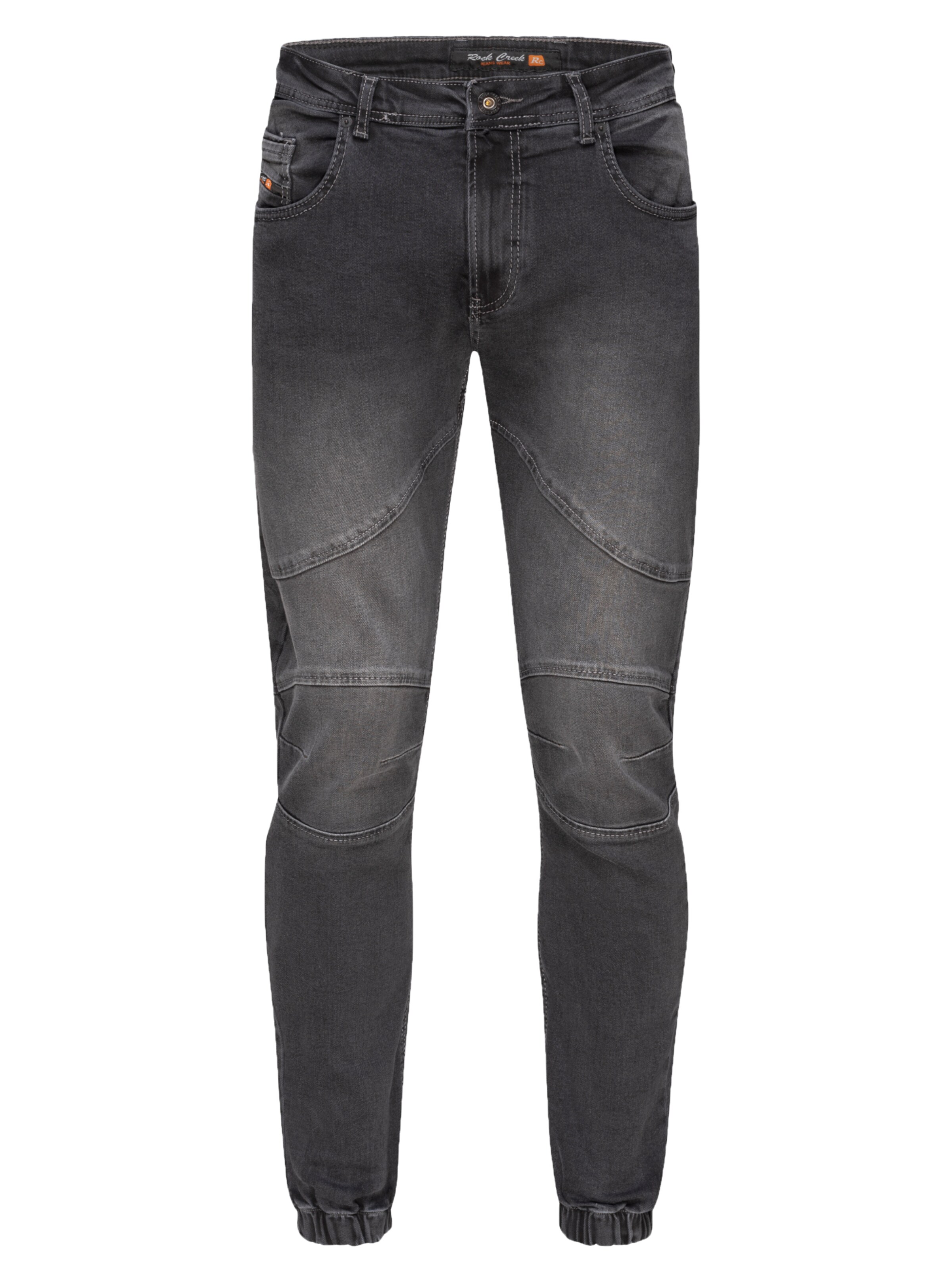 Rock Creek Tapered Jeans in Grau: Vorderseite