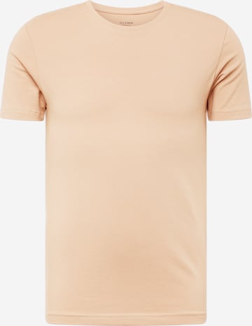 T-Shirt 'Level 5' OLYMP en marron : devant
