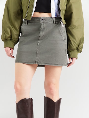 G-STAR Юбка в Зеленый: спереди