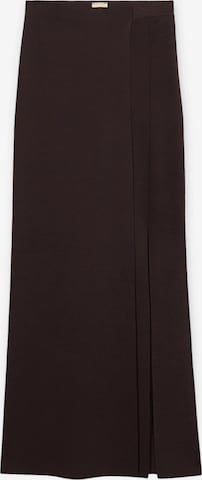 Jupe Trussardi en marron : devant