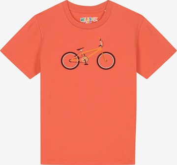 Maglietta 'Bmx' di watabout.kids in arancione: frontale