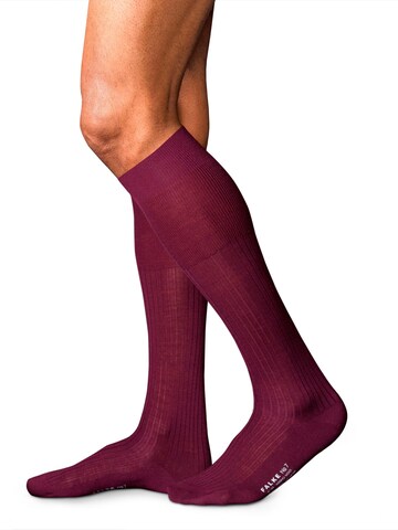 FALKE Knee High Socks 'No. 7 Finest Merino' in Red