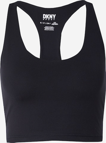 DKNY Performance Bustier Sports-BH 'BALANCE' i sort: forside