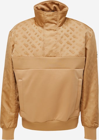 BOSS Black Sweatshirt 'Sidney76' in Beige: front