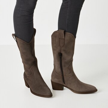 Tamaris Cowboy Boots in Brown: front