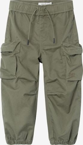 Tapered Pantaloni 'Ben' di NAME IT in verde: frontale