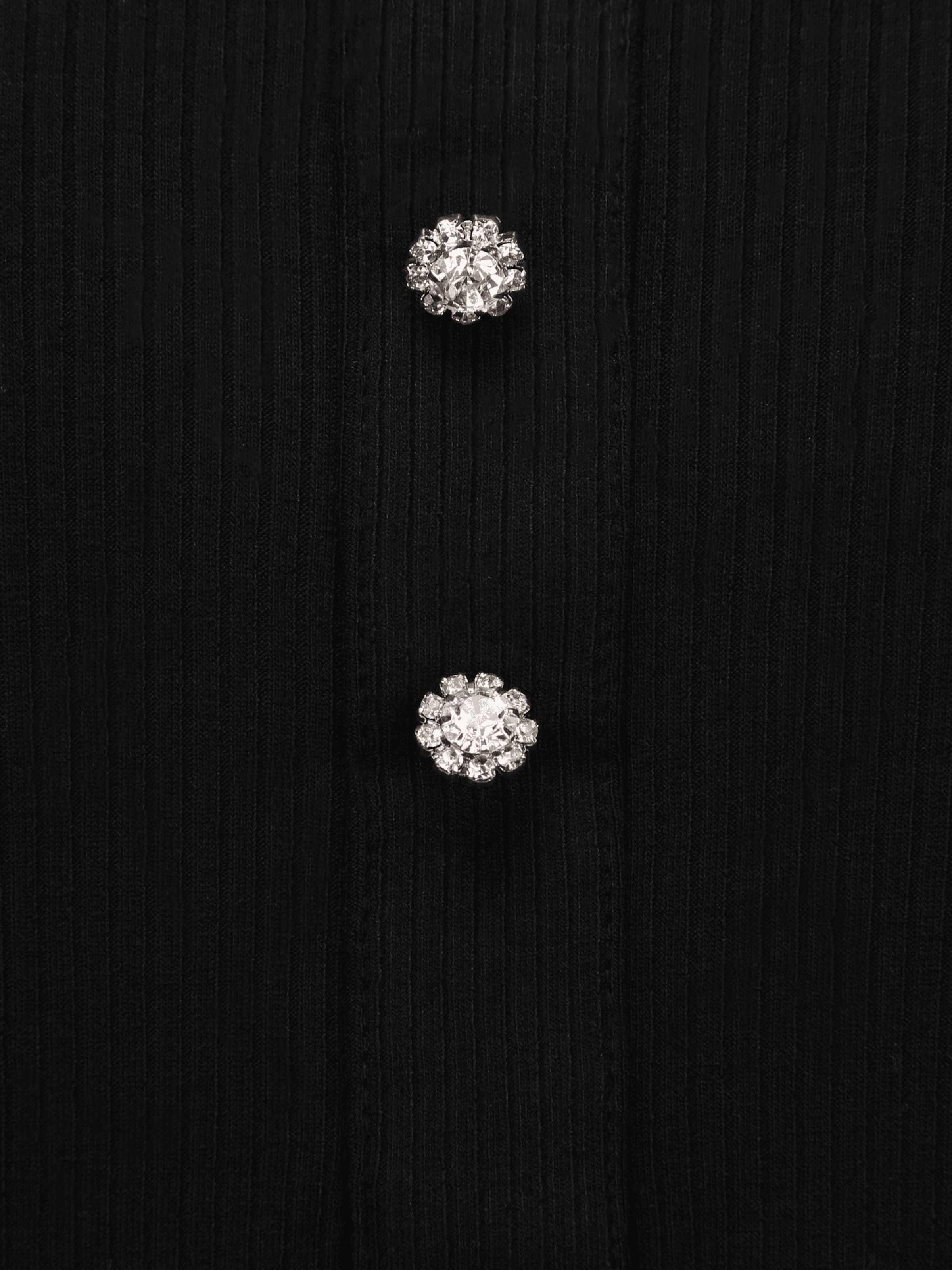 ABOUT YOU Curvy - Camiseta 'Rosa' en negro