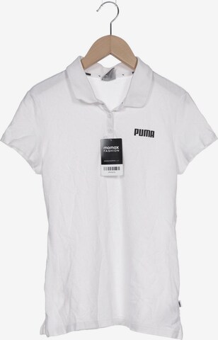 PUMA Poloshirt S in Weiß: predná strana