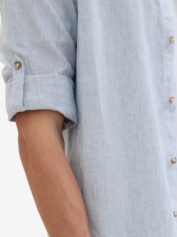 TOM TAILOR Comfort fit Button Up Shirt in Blue