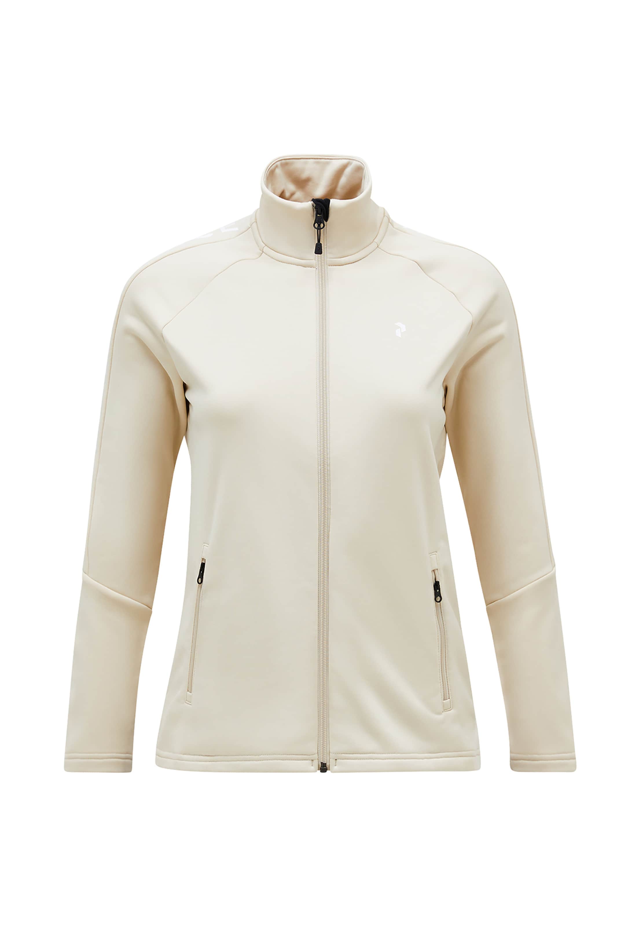 PEAK PERFORMANCE Fleecejacke in Beige: Vorderseite