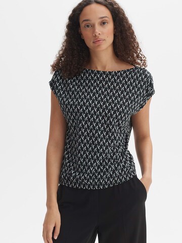 OPUS Blouse 'Sekadi' in Zwart: voorkant