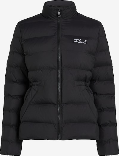 Karl Lagerfeld Prijelazna jakna u crna / bijela, Pregled proizvoda