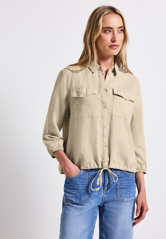 STREET ONE Blouse in Beige: front