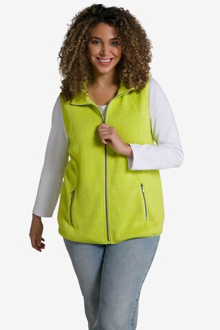 Ulla Popken Vest in Yellow: front