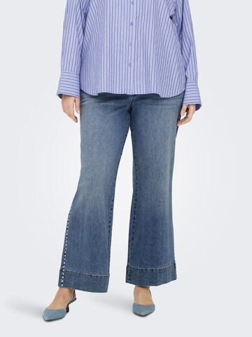 ONLY Carmakoma Boot cut Jeans 'CARJuicy' in Blue: front
