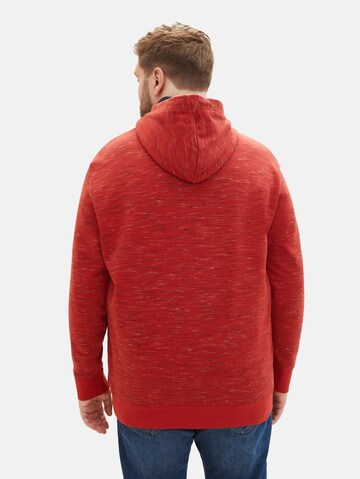 TOM TAILOR Men + - Sudadera en rojo