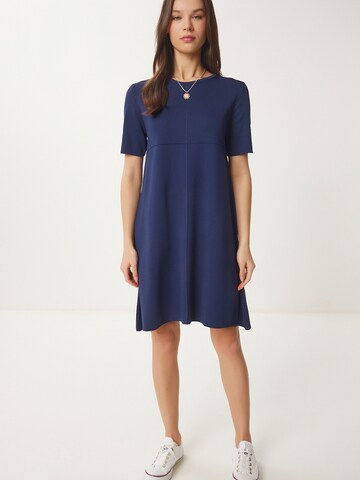 Robes en maille Happiness İstanbul en bleu