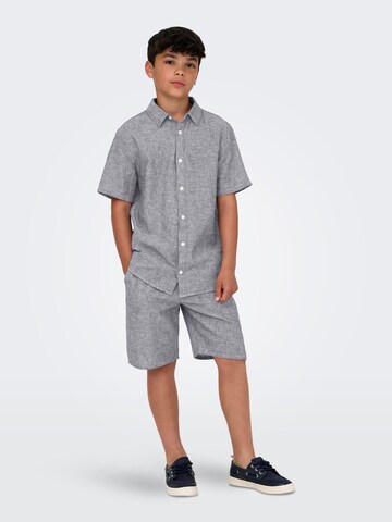 Coupe slim Chemise 'OSJCaiden' Only & Sons Junior en gris