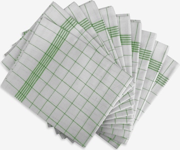 Torchon à vaisselle 'Classic' Aspero en blanc : devant