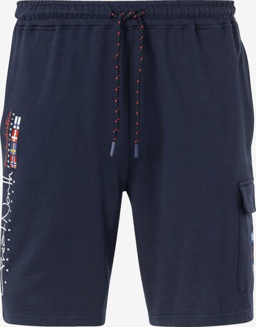 Jan Vanderstorm Loose fit Workout Pants 'Harthaknut' in Blue: front