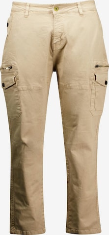 Regular Pantalon cargo 'Danason' Deeluxe en beige : devant