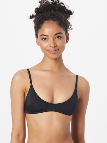 ABOUT YOU x Marie von Behrens - Bustier Top de bikini 'June' en negro: frente