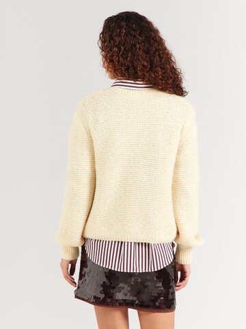 PIECES Trui 'PCRinna' in Geel