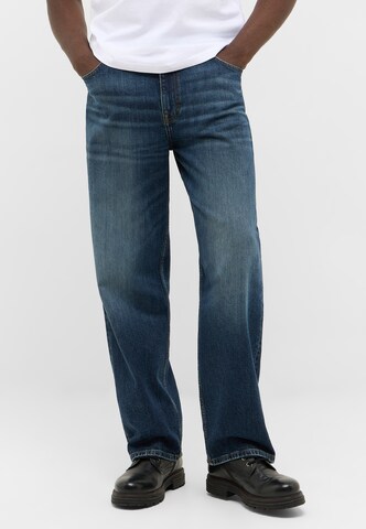 MUSTANG Loosefit Hose 'Vermont Loose' in Blau