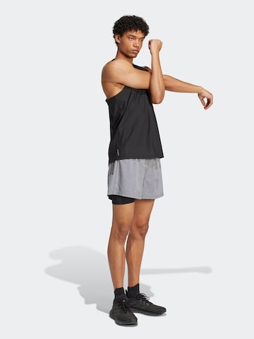 ADIDAS PERFORMANCE Обычный Спортивные штаны 'Own The Run' в Серый: спереди