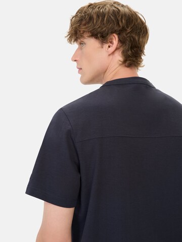 CAMEL ACTIVE Organic T-Shirt aus reiner Baumwolle in Blau