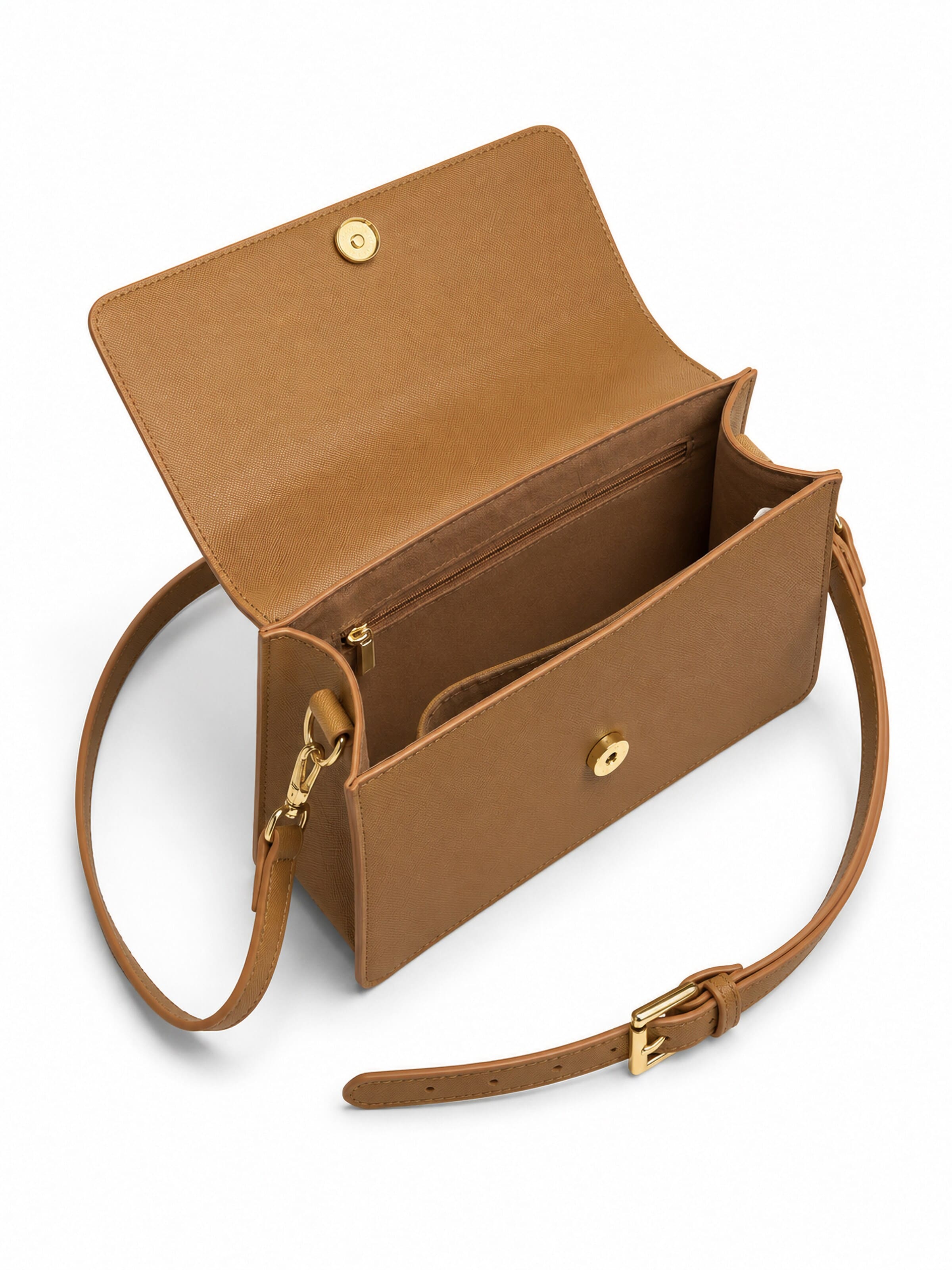 COLLEZIONE ALESSANDRO Crossbody Bag 'Bellezza' in Brown