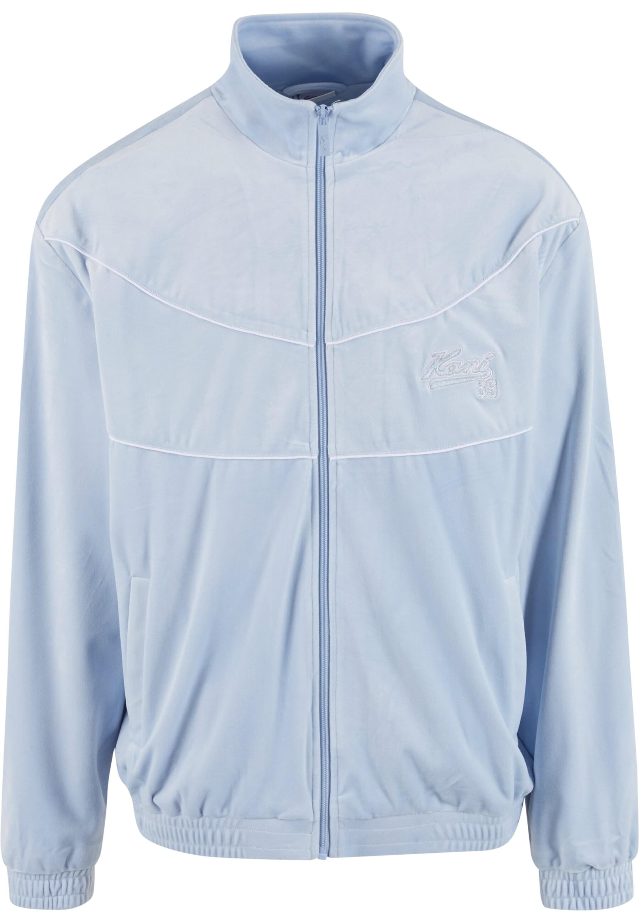 Veste mi-saison Karl Kani en bleu : devant