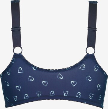 Ulla Popken Bustier BH in Blauw