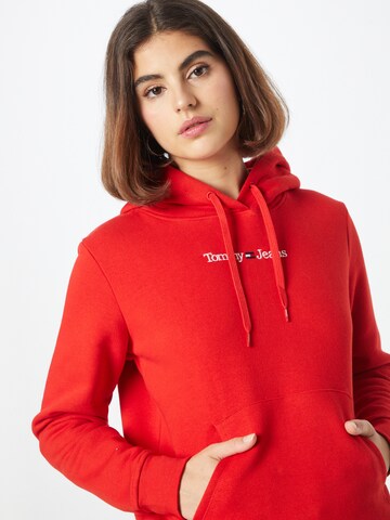 TOMMY HILFIGER - Sweatshirt 'SERIF' em vermelho
