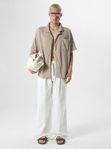 VAMOS CLO Comfort Fit Skjorta 'Maranta' i beige