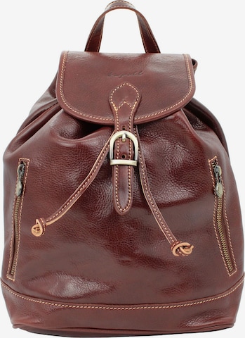 bupell Backpack 'Violetta' in Brown: front