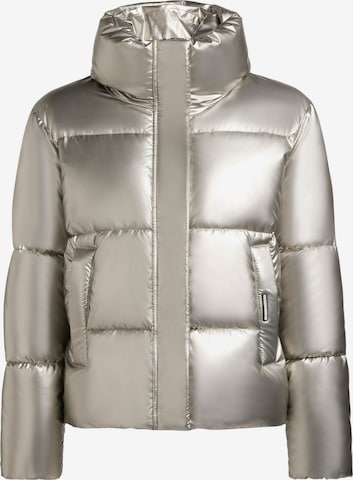 Veste d’hiver 'Rinja2 Shiny' khujo en argent : devant