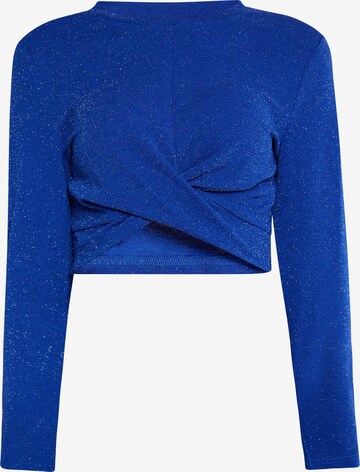 faina Shirt in Blauw: voorkant