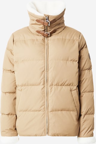 Lauren Ralph Lauren Winter Jacket in Beige: front