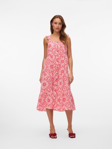 VERO MODA Jurk 'VMLinn' in Oranje: voorkant