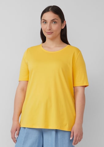 T-shirt s.Oliver en jaune : devant