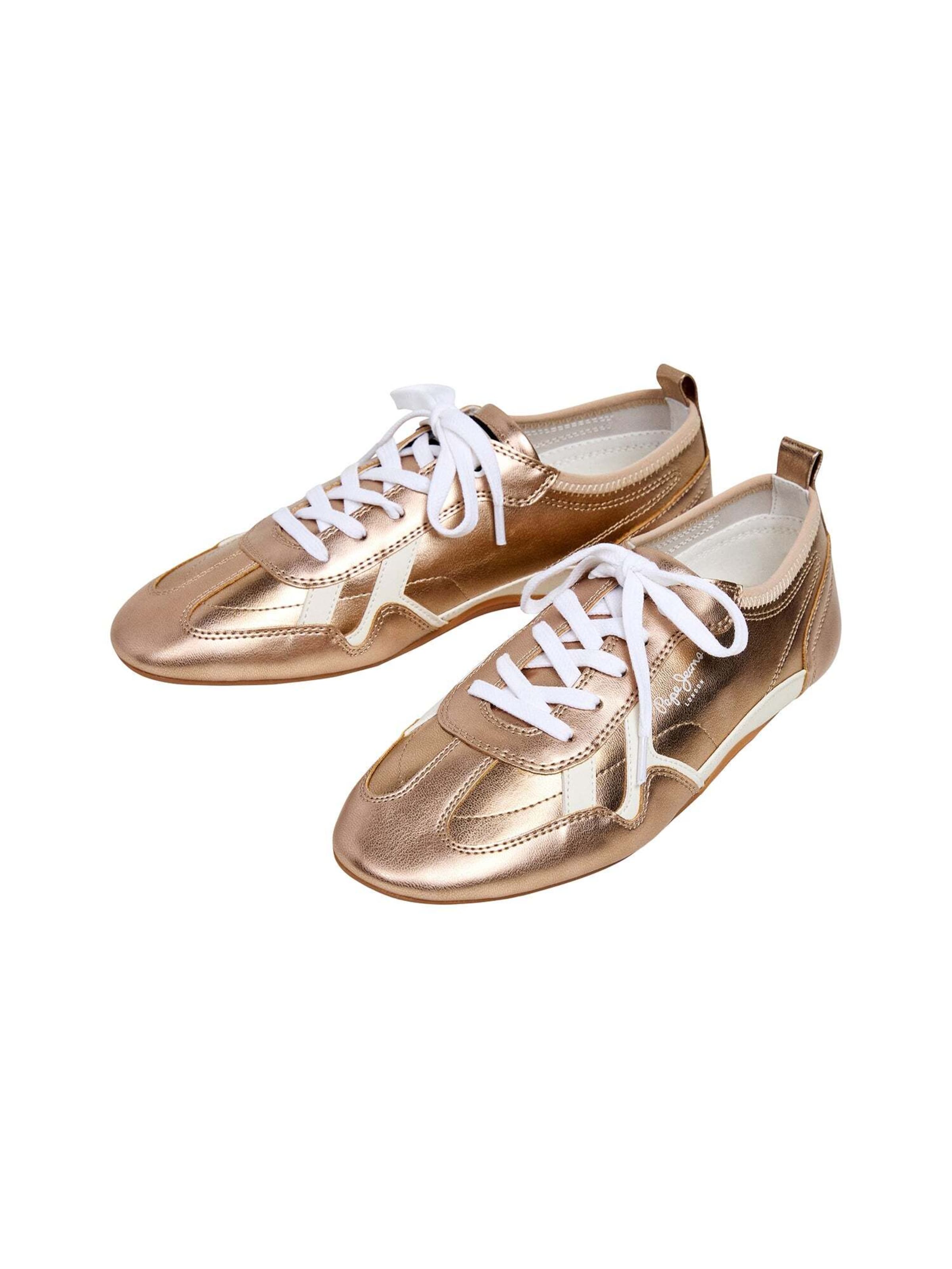 Baskets basses 'NOA SHINE' Pepe Jeans en or